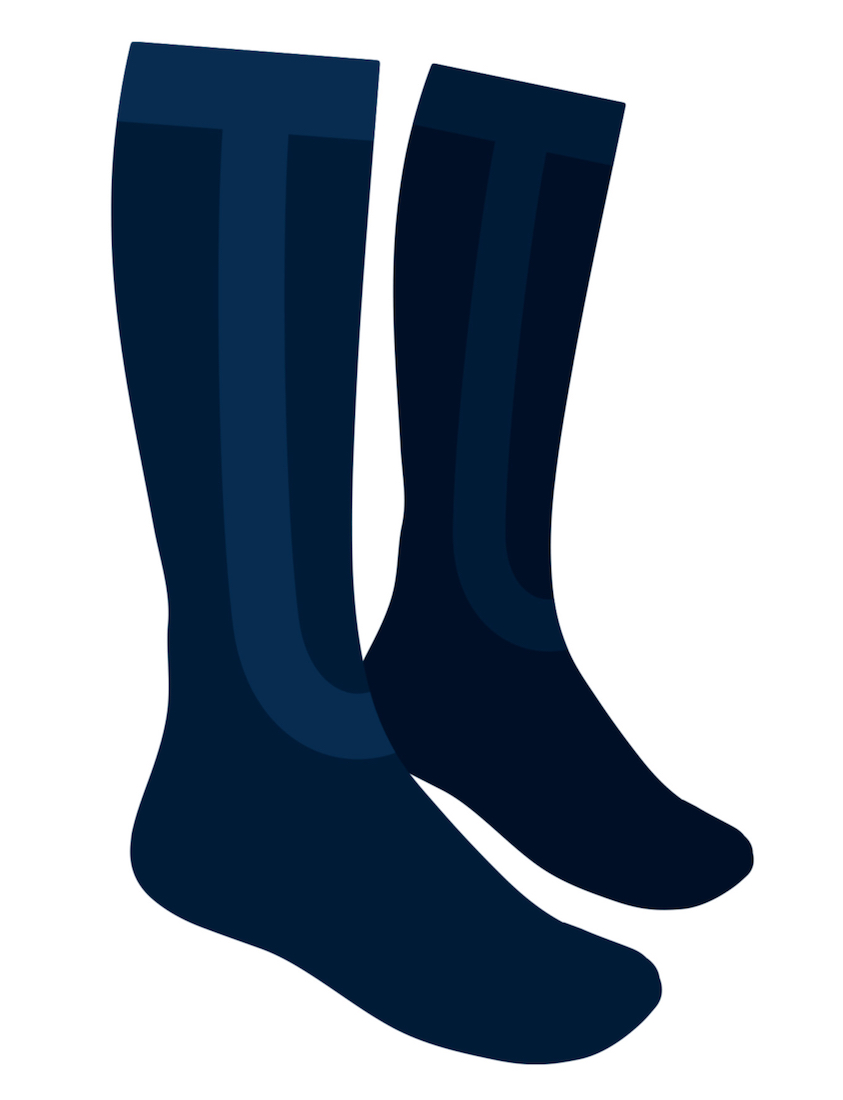 Loop Merino Warm Wading Sock navy petrol