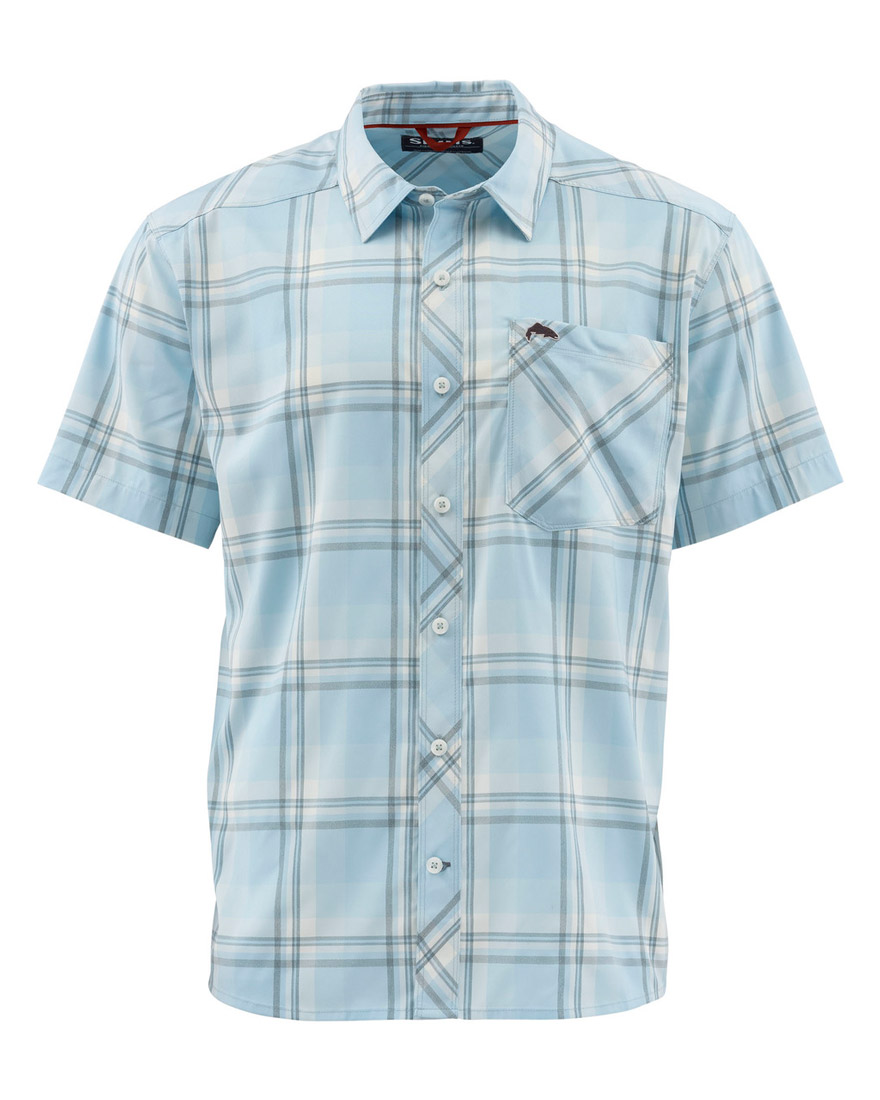 Simms Outpost SS Shirt mist plaid