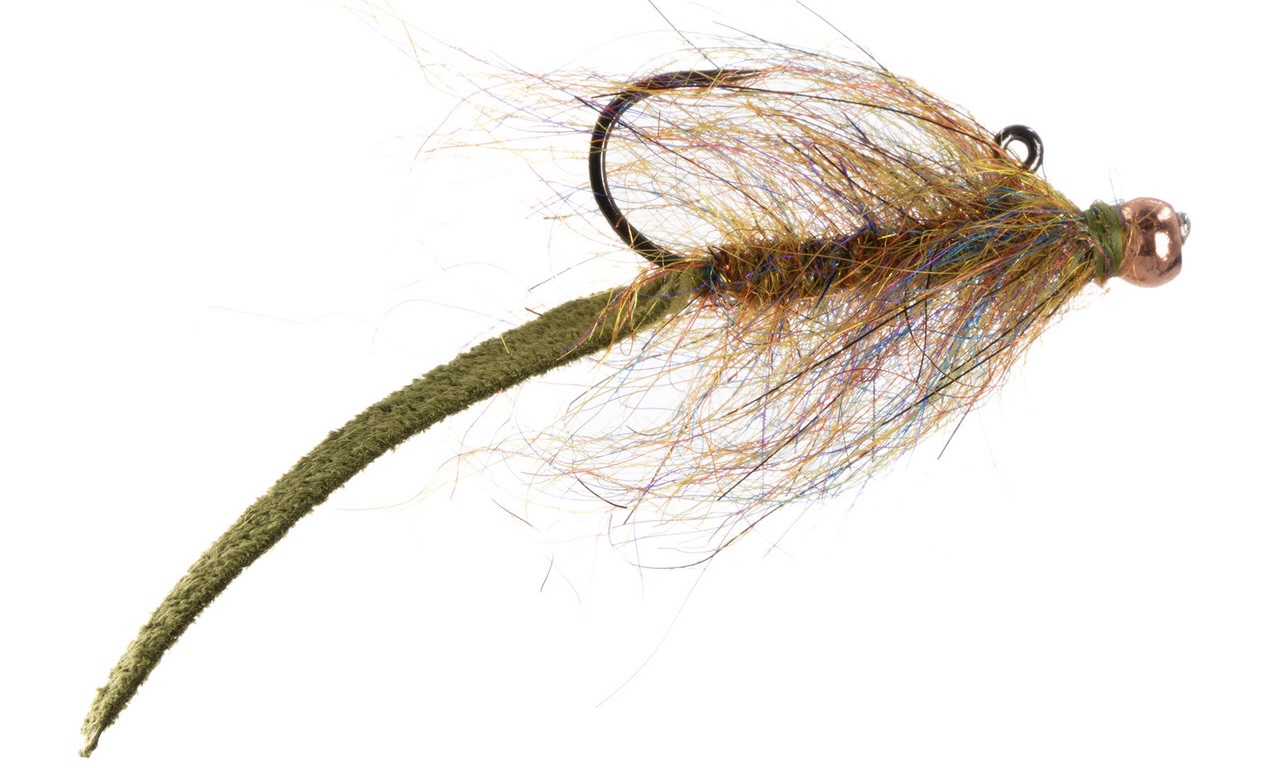 Umpqua Streamer Balanced Leather Leech #10 Olive