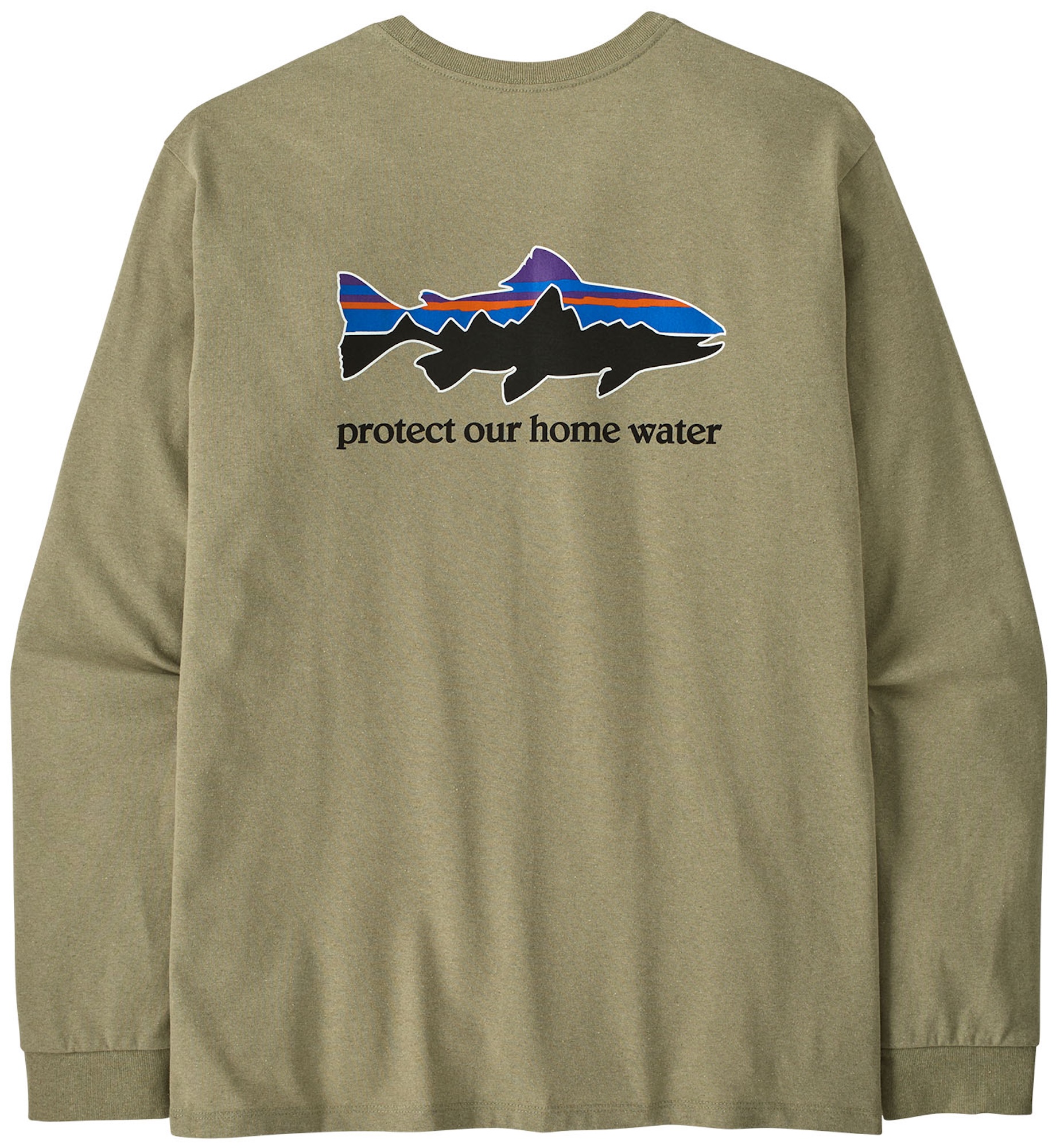 Patagonia Longsleeve Home Water Trout Responsibili-Tee GMTG