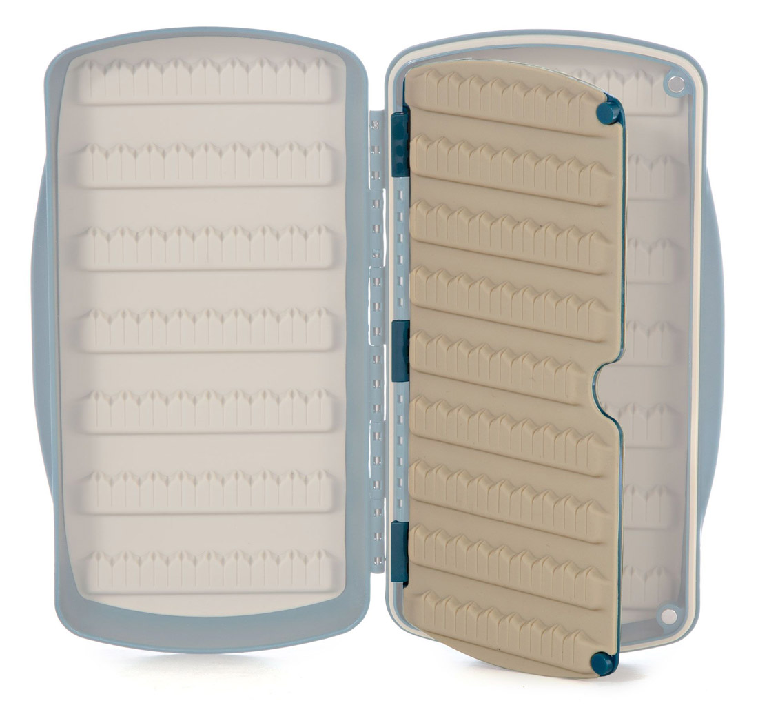 Tacky_leaflet_open_transparent Tacky Pescador Fly Box Fliegenbox Large seperat erhältlich