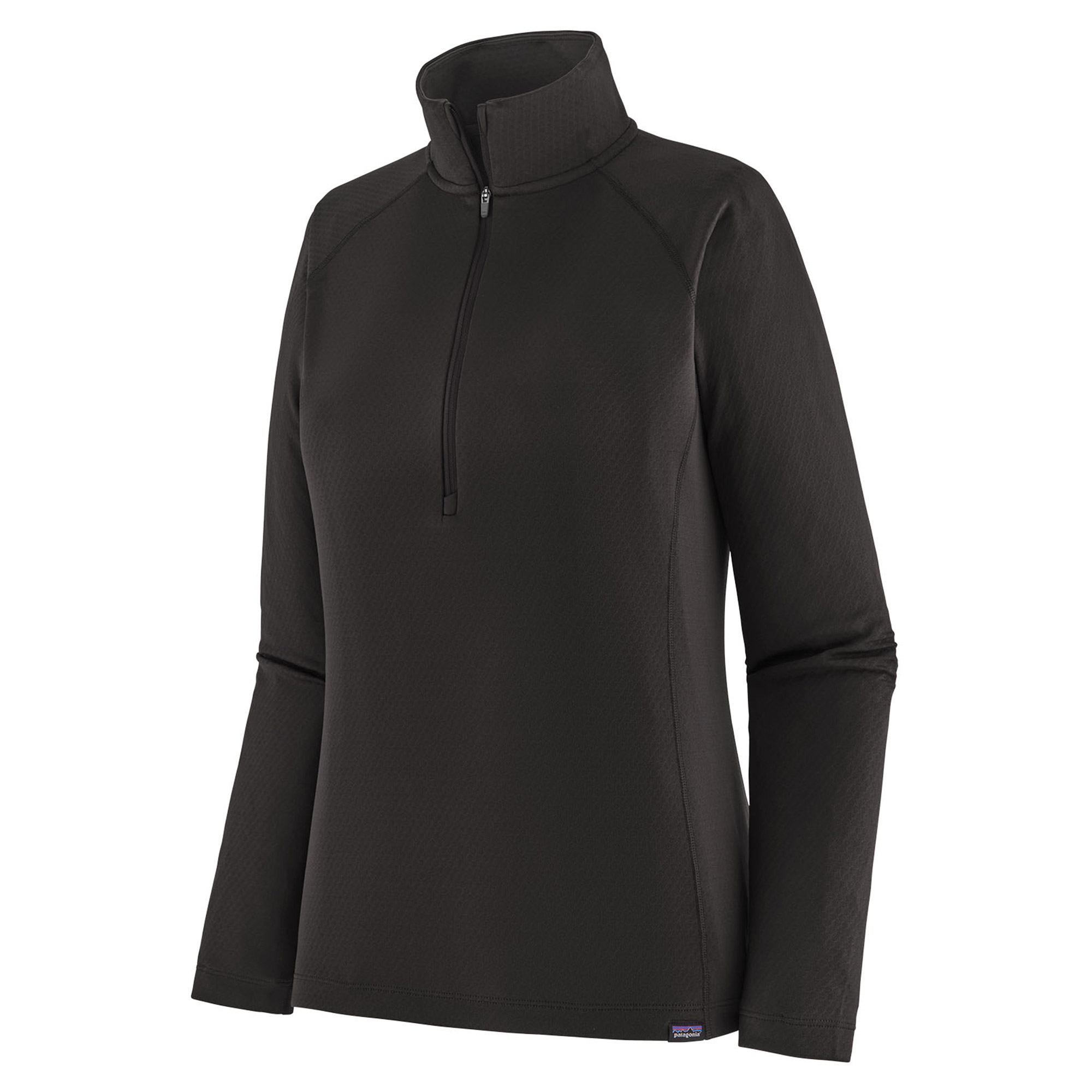 Patagonia W's Capilene Midweight Zip Neck BLK Patagonia W's Capilene Midweight Zip Neck BLK