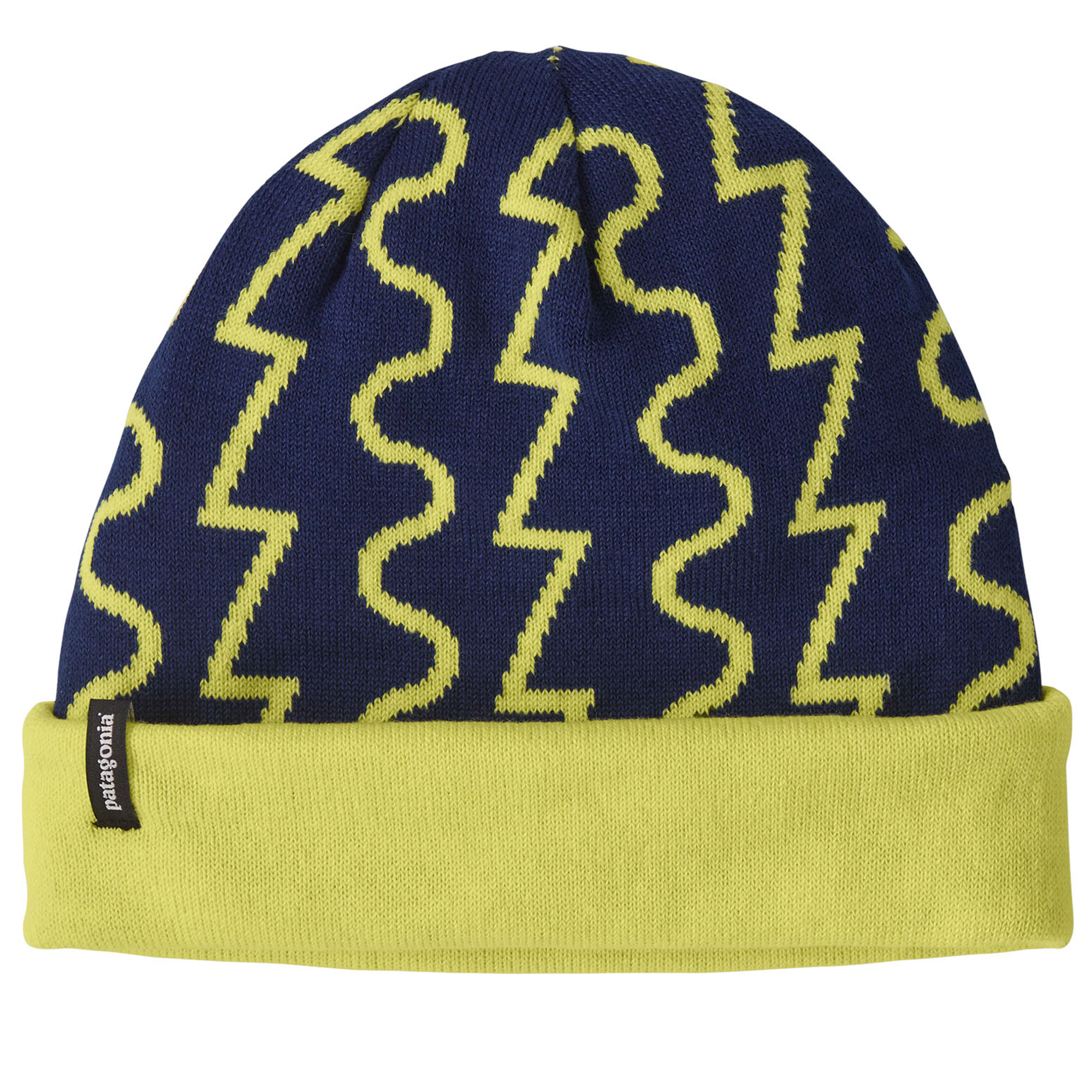Patagonia PowSlayer Beanie FTRC - Fresh Tracks Clement Blue