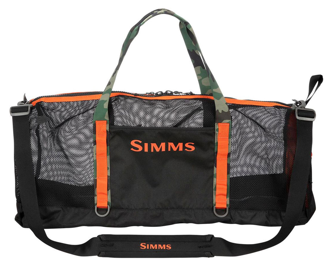 Simms_Challenger_Mesh_Duffel_60L_Reisetasche_black_1 Simms Challenger Mesh Duffel 60L black
