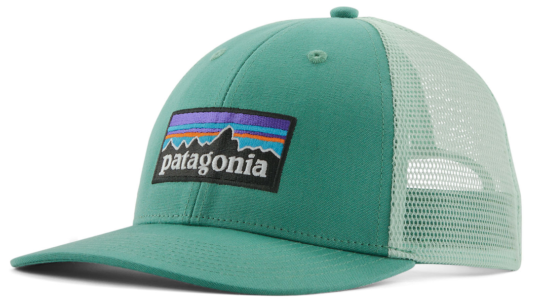 Patagonia P-6 Logo LoPro Trucker Hat Cap HTLG - Heartleaf Green