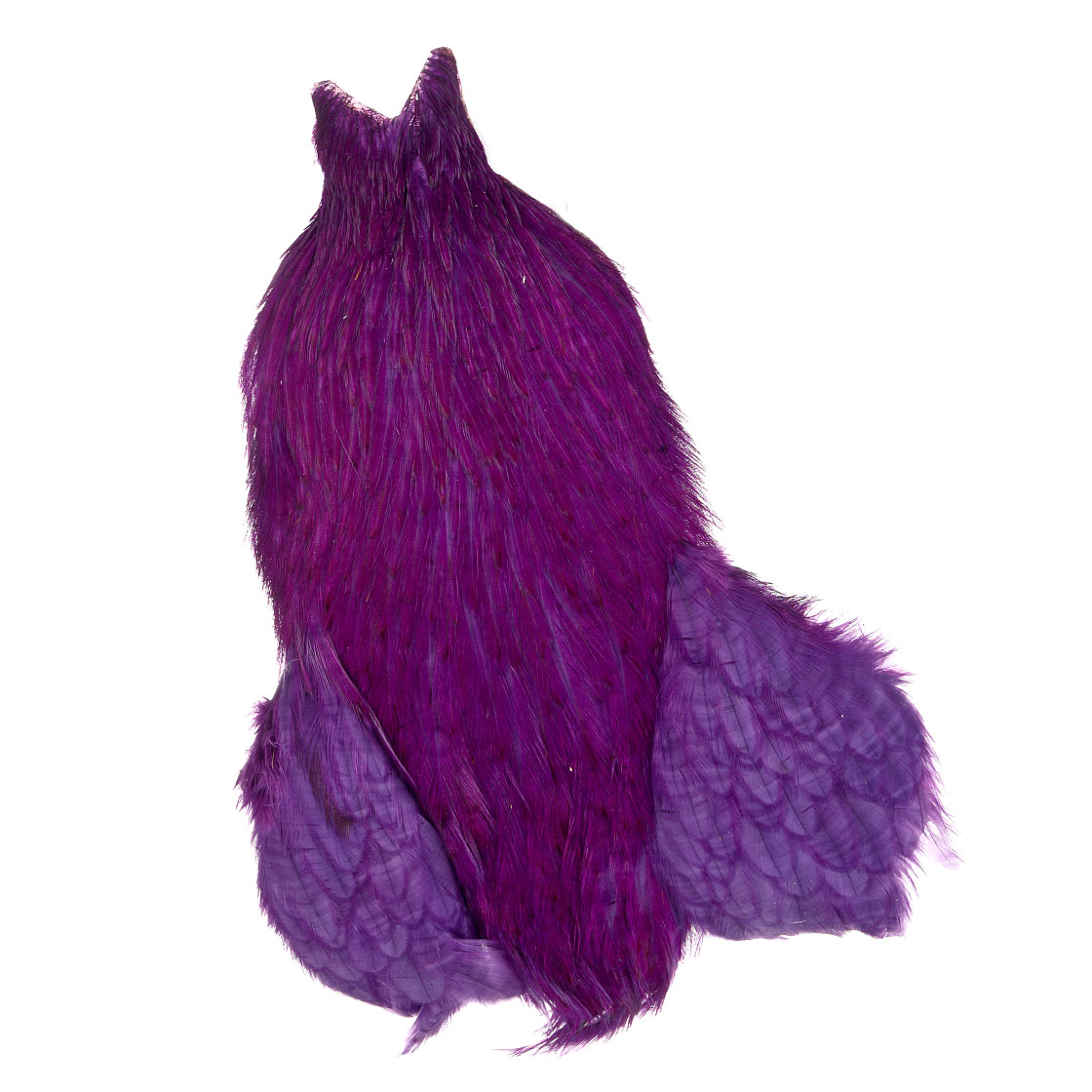 P-25375-41_Whiting-4-B-s-Rooster-Cape_white-dyed-purple white dyed purple