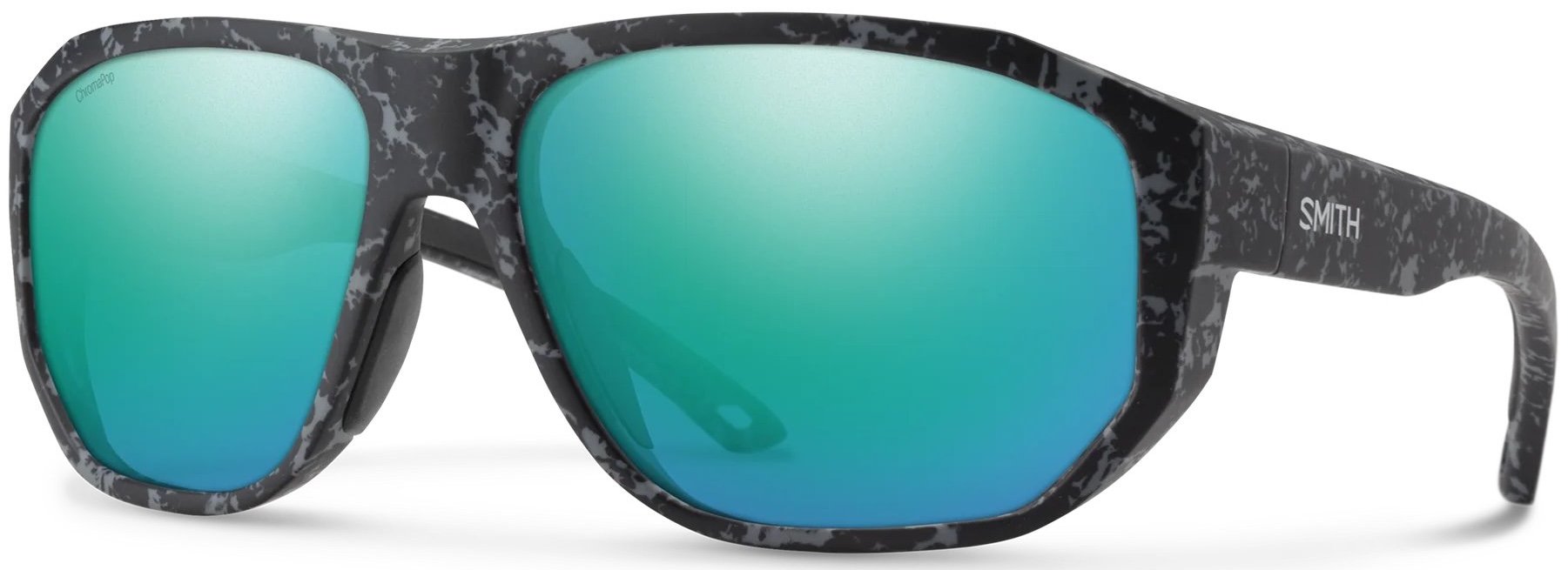 Smith Optics Polarised Glasses Outrigger Matte Ash Marble ChromaPop Polarized Opal Mirror