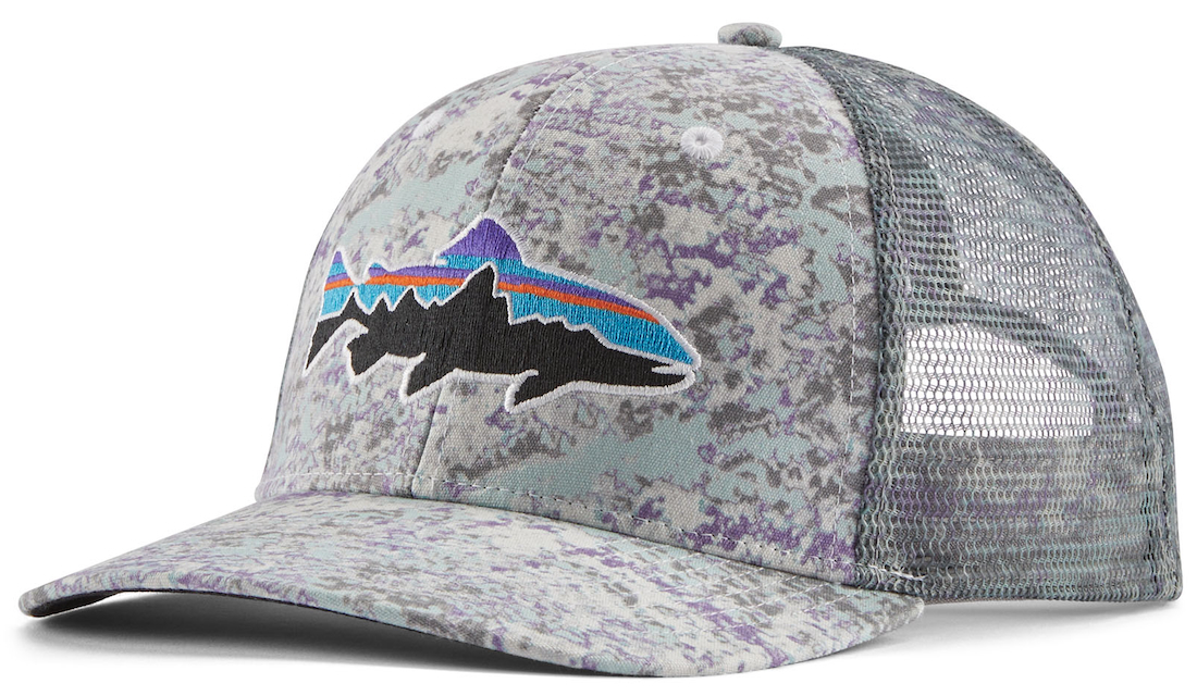Patagonia Fitz Roy Trout Trucker Hat Cap RWTL - Rock Wash: Thermal Blue