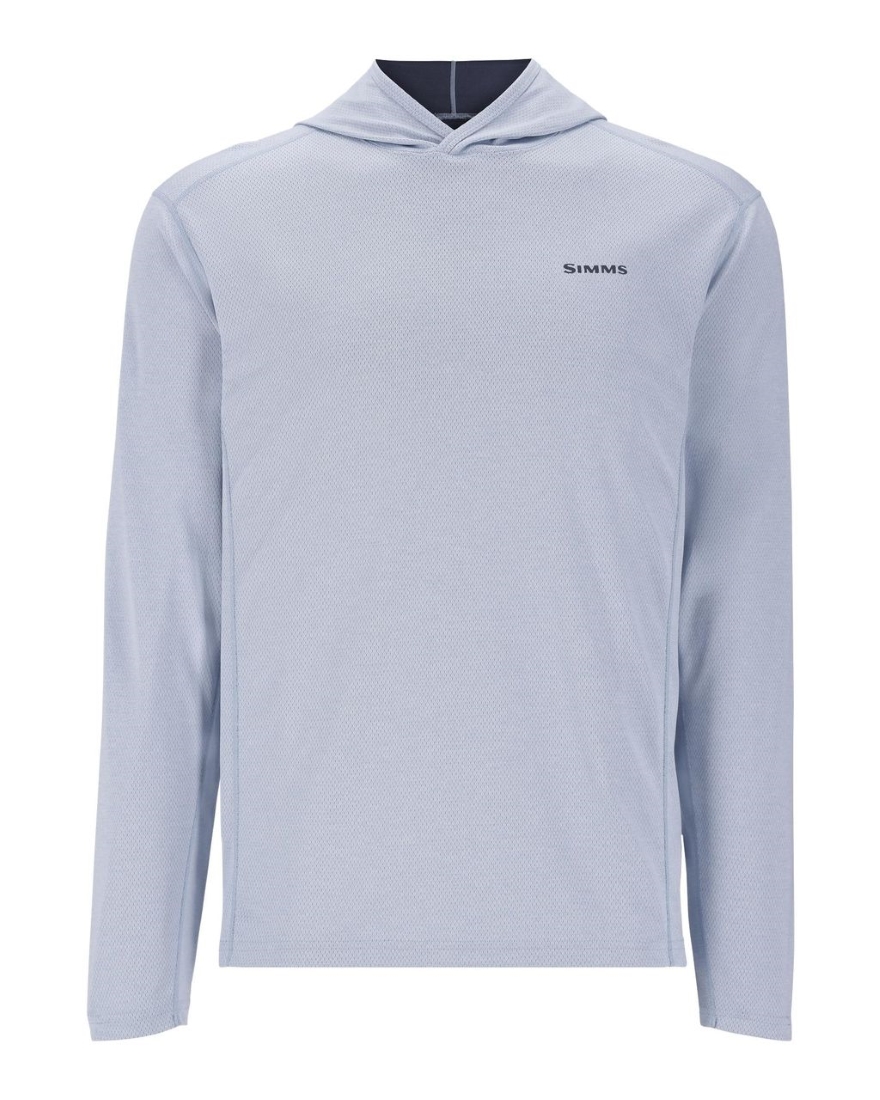 Simms BugStopper Hoody UPF50 UV- & Insect Shield Steel Blue Heather