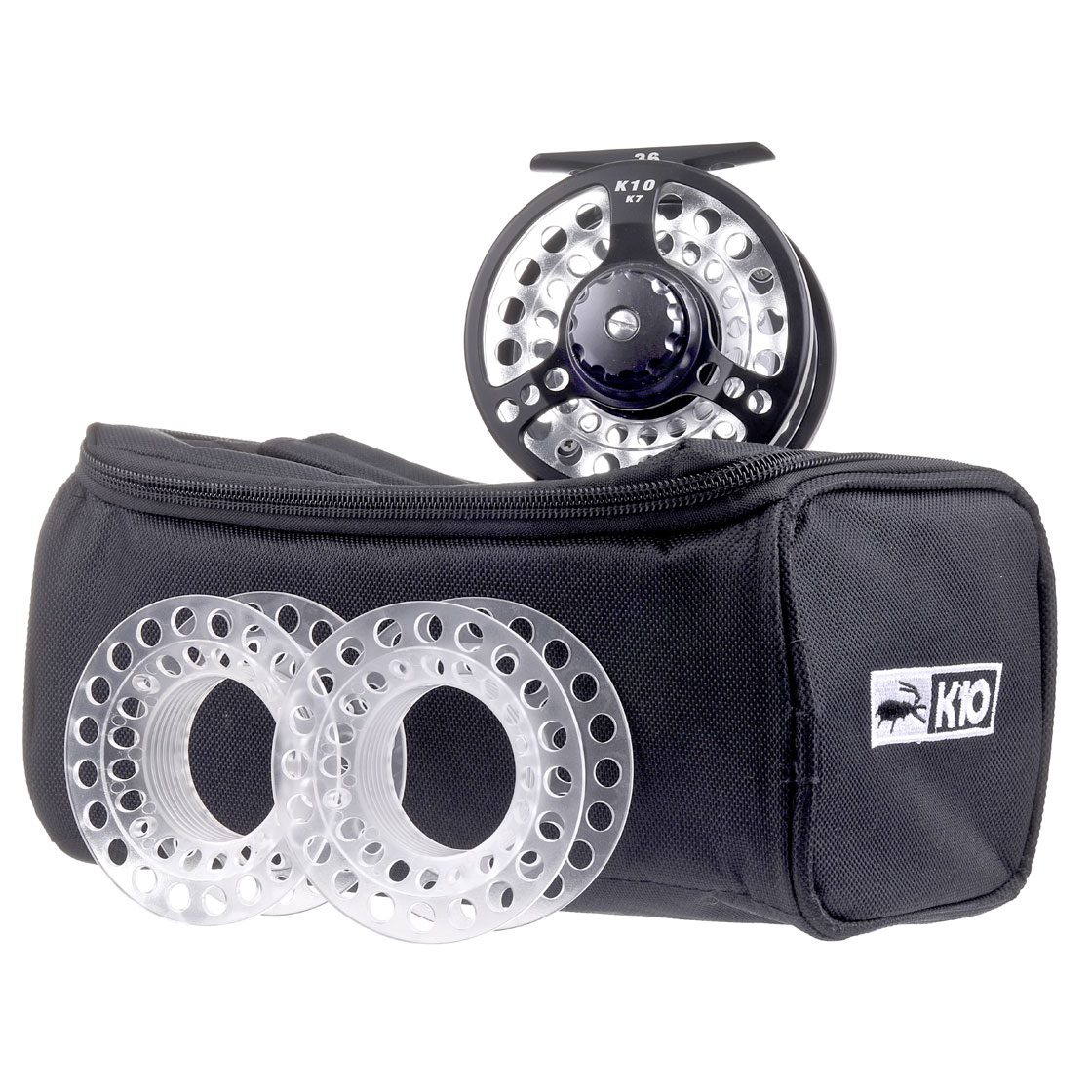 JMC K10 K7 Fly reel Kit with 2 Spare Spools