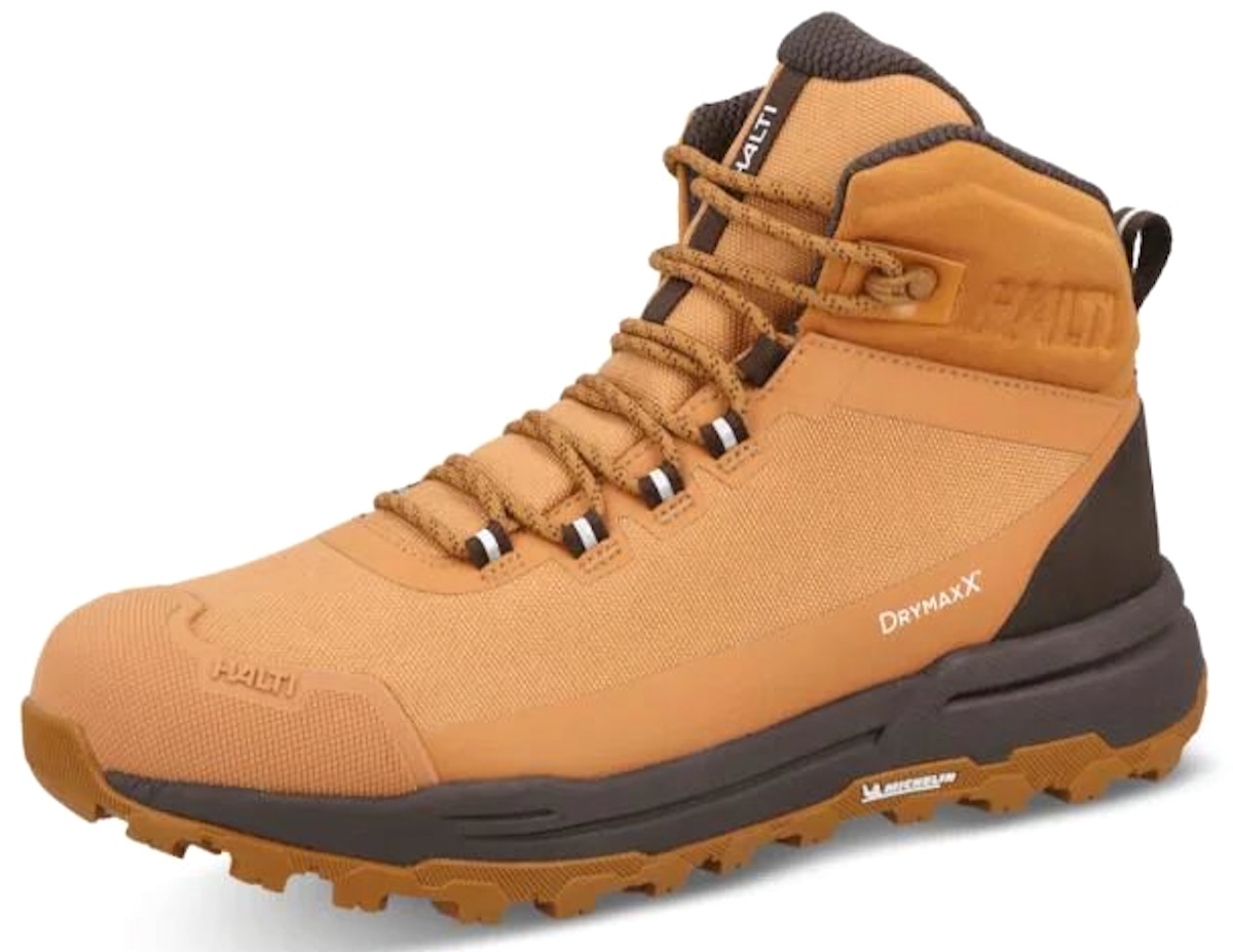 Halti Hiker Kuru Mid 2 DX waterproof hiking & outdoor shoe Michelin sole Brown Sugar