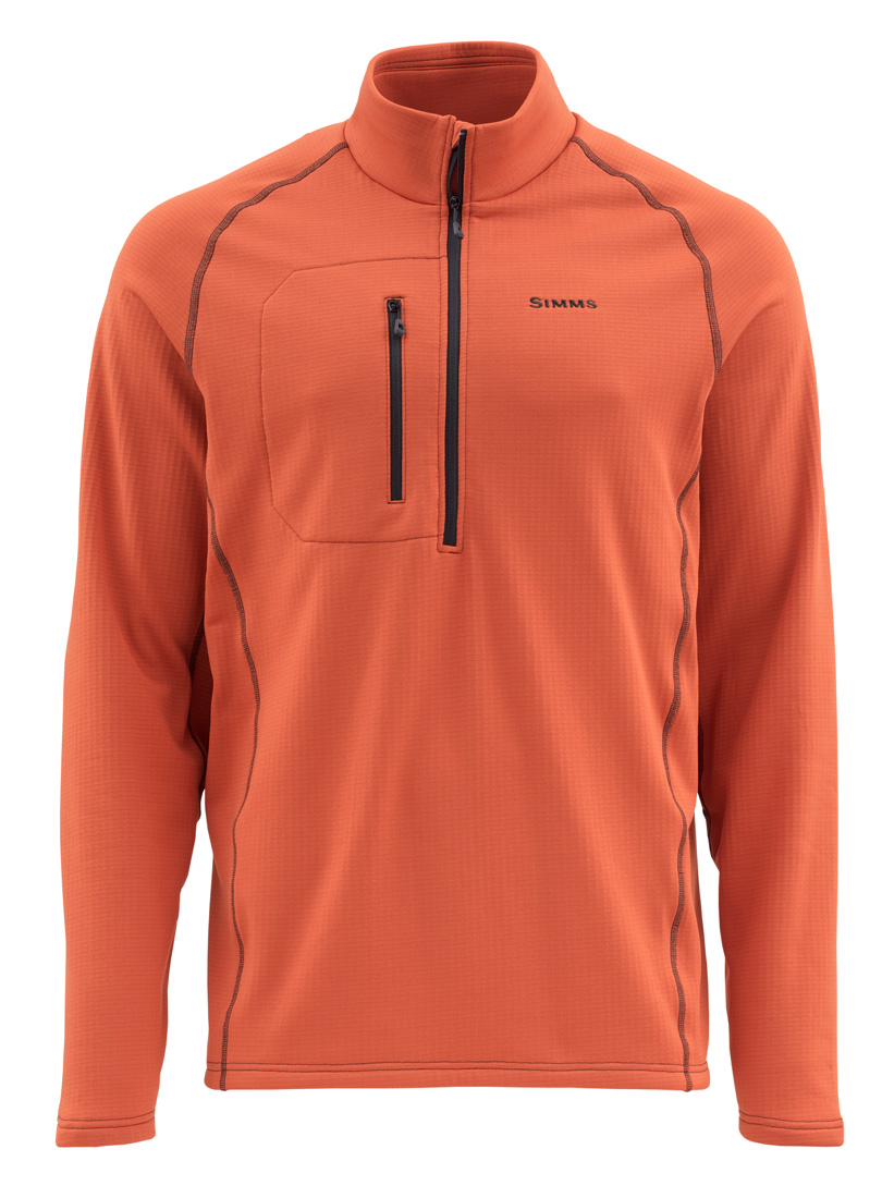 simms-fleece-midlayer-top-simms-orange Simms Orange