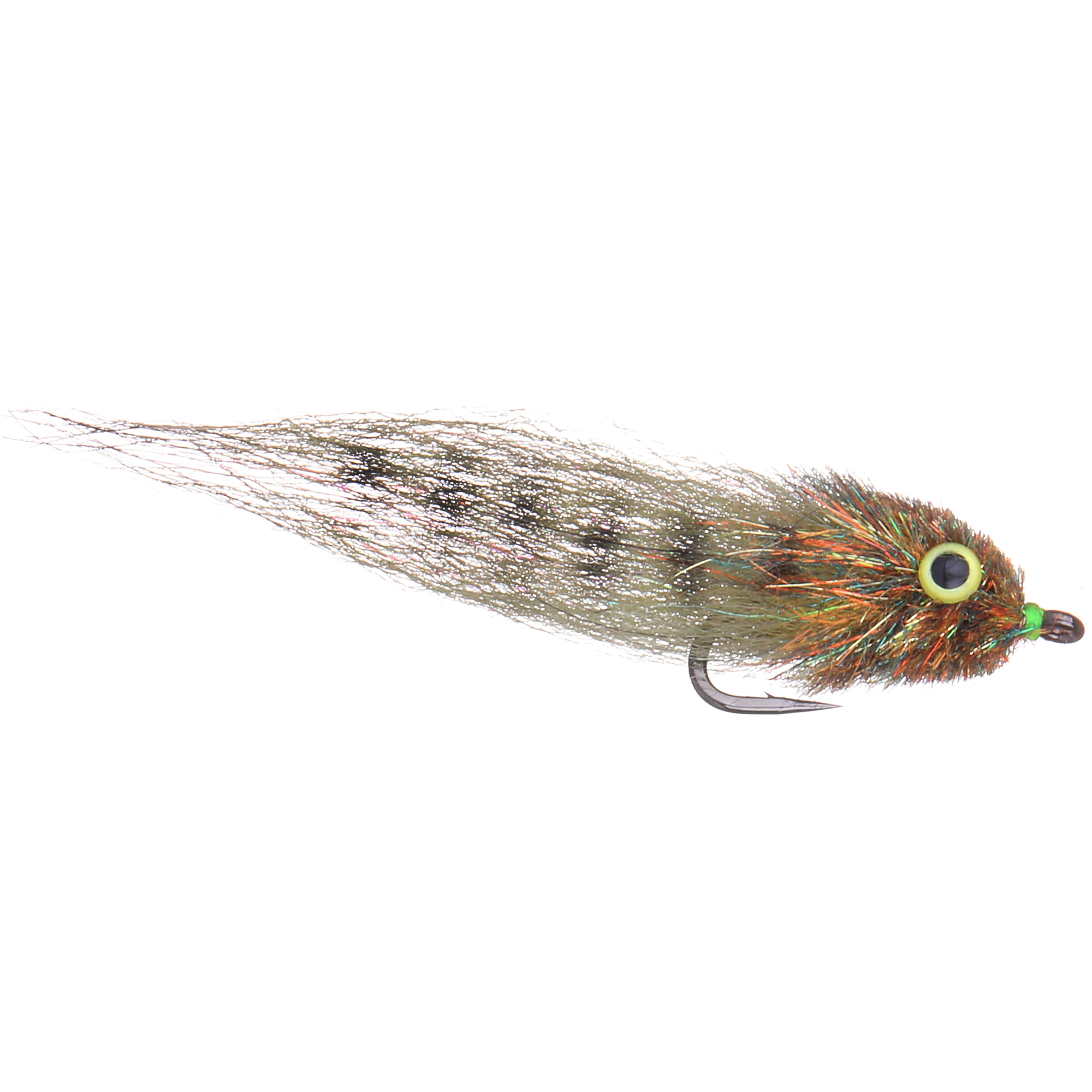 Enrico Puglisi MUD MINNOW STREAMER - MOTTLED OLIVE - #2