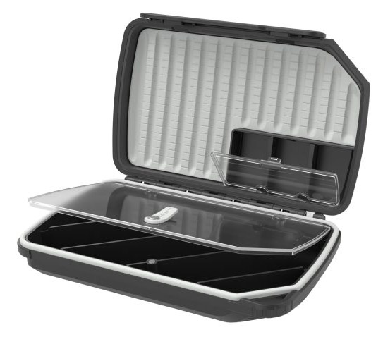 Loop Opti 180 Tube Waterproof Fly Box Carbon Gray