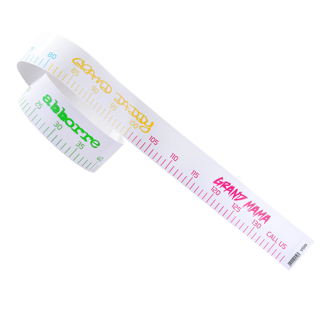 P-20747_Vision_fish-measure_sticker_titel Vision Fish Measure Sticker Rectangular 140x6,5 cm