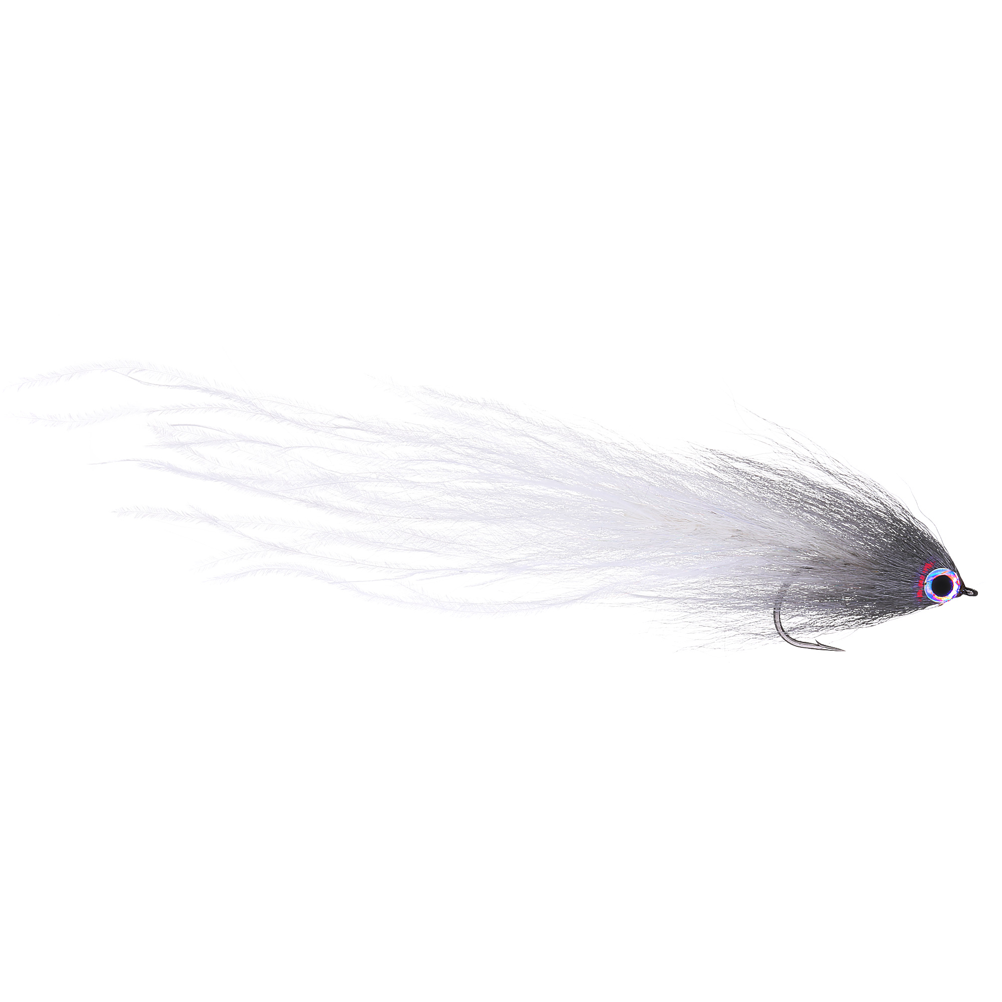 Superflies Beast Fly Pike White/Grey #6/0 Superflies Beast Fly Pike White/Grey #6/0