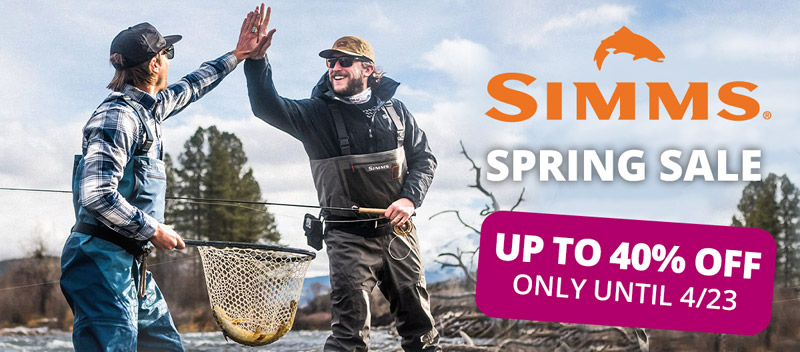 Simms Sale: bis 40% off until 4/23