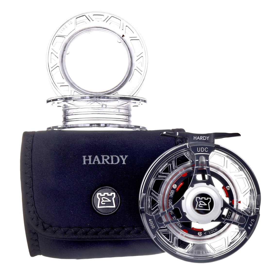 P-27171_Hardy-Ultradisc-4000er-Cassetten-Fliegenrolle-46-mit-2-Ersatzspulen-und-praktischer-Tasche