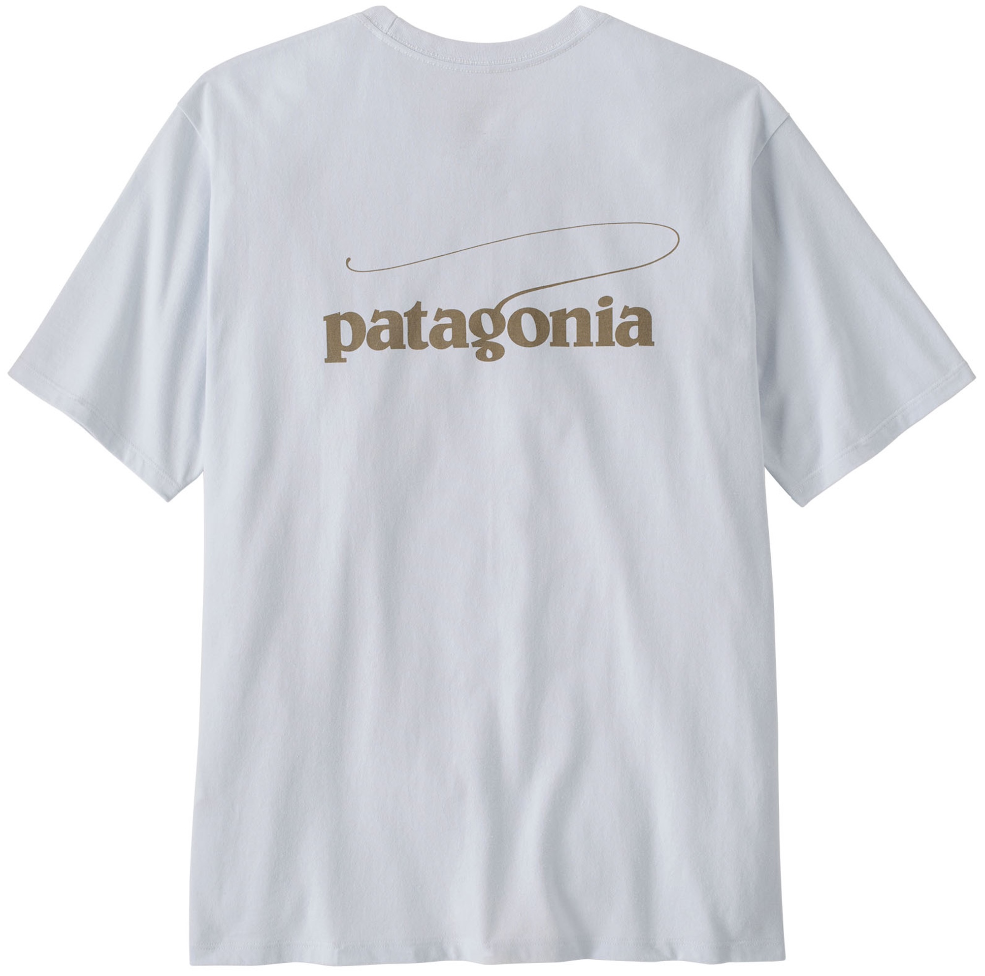 Patagonia Casting Logo Responsibili-Tee WHI
