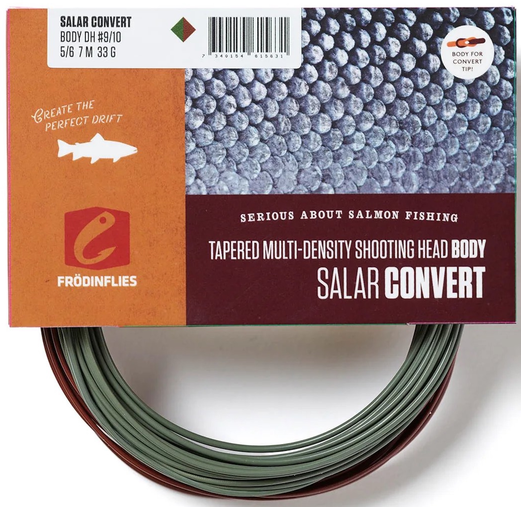 Frödin Salar Convert Short Spey Doublehand Shooting Head Sink5-Sink6