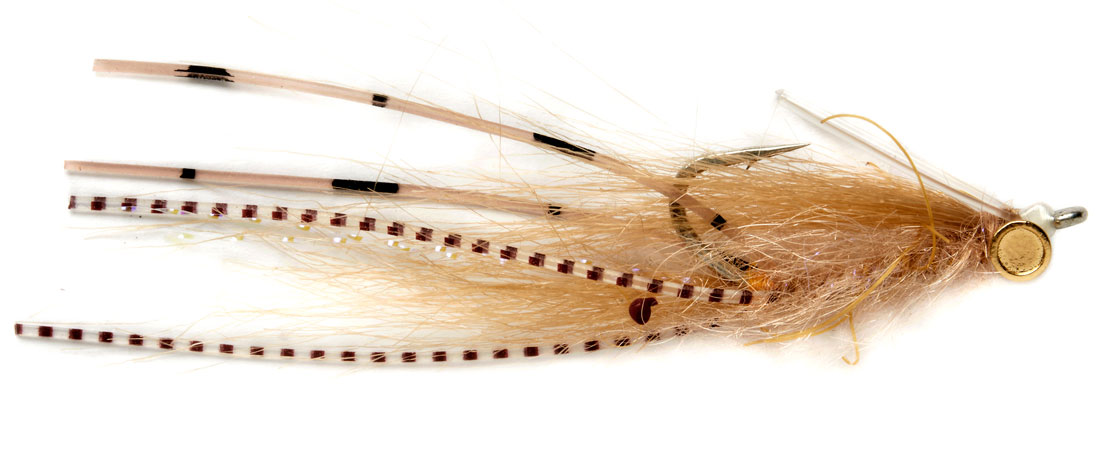 Fulling_Mill_Salzwasserfliege_Sydneys_Shrimp_tan_1 Fulling Mill Saltwater Fly - Sydney's Shrimp tan