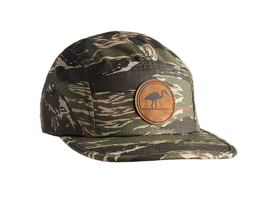 LOC Heron Leather Patch Cap camo