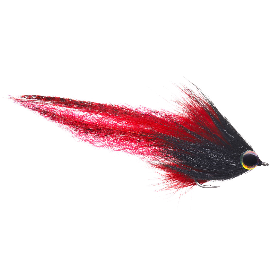 Superflies-Salzwasserfliege-Baitfish-GT-Brush-Red Superflies Saltwater Fly Baitfish GT-Brush Red