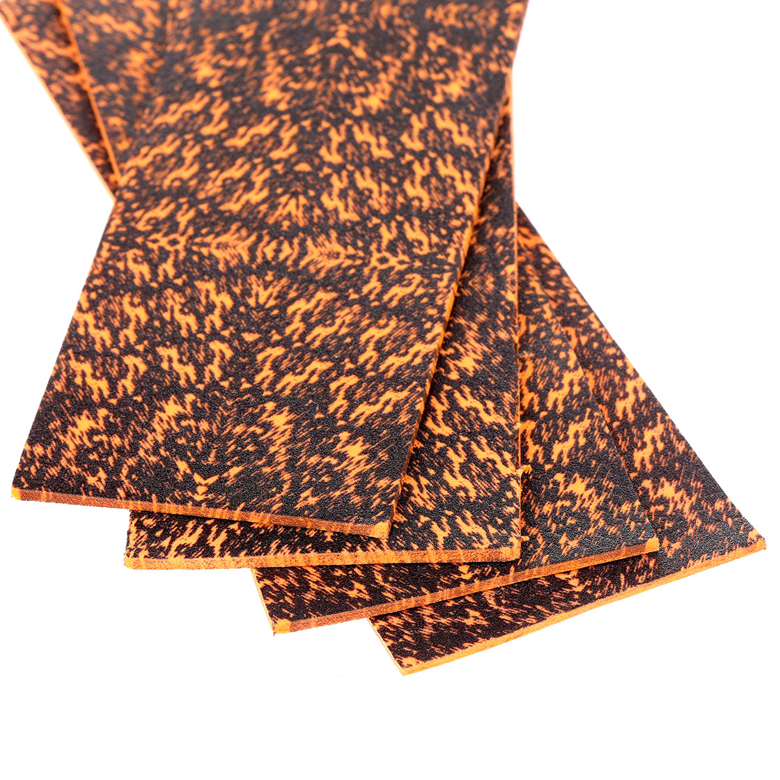 mottled orange