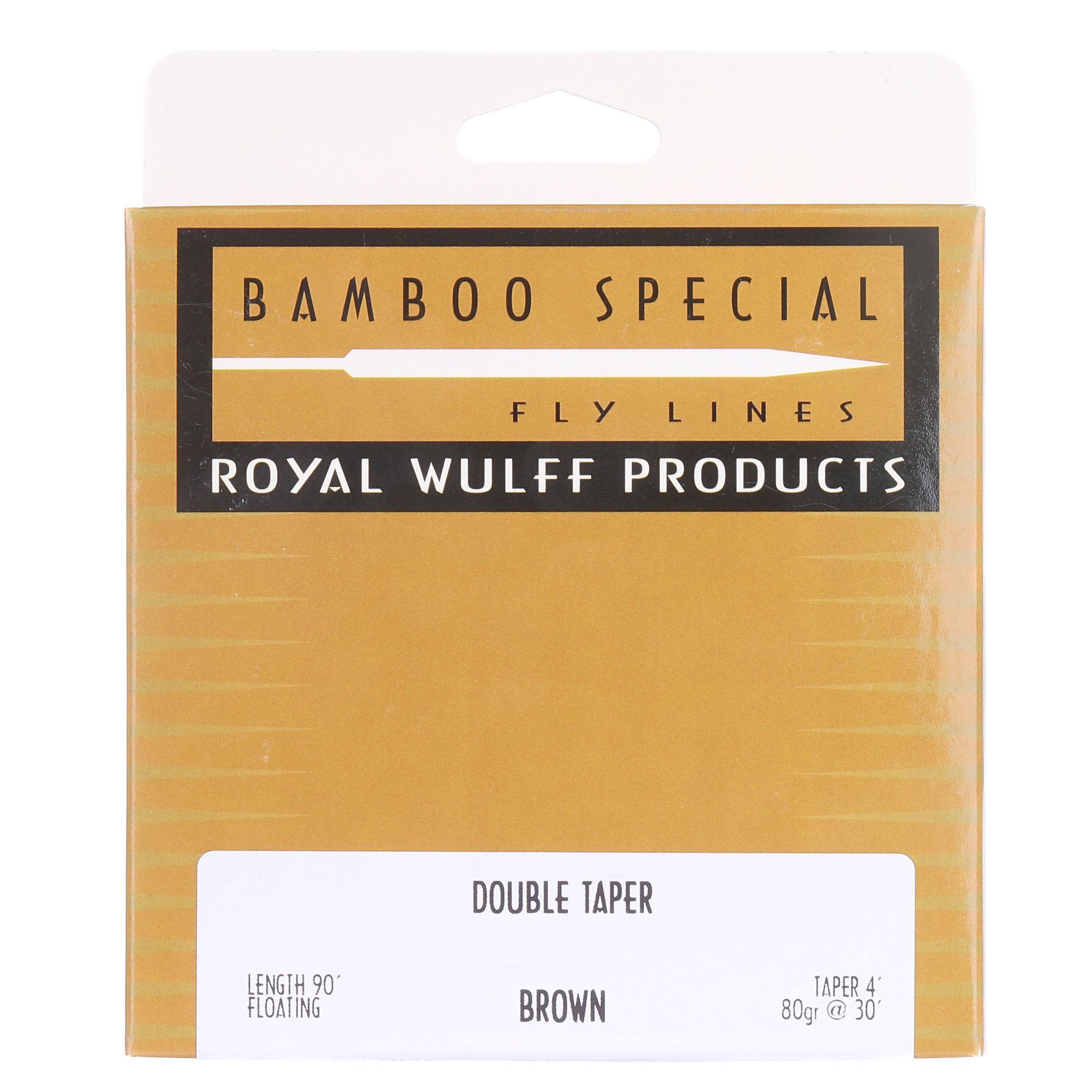 Royal Wulff Bamboo Special Floating Double Taper DT Fly Line Brown