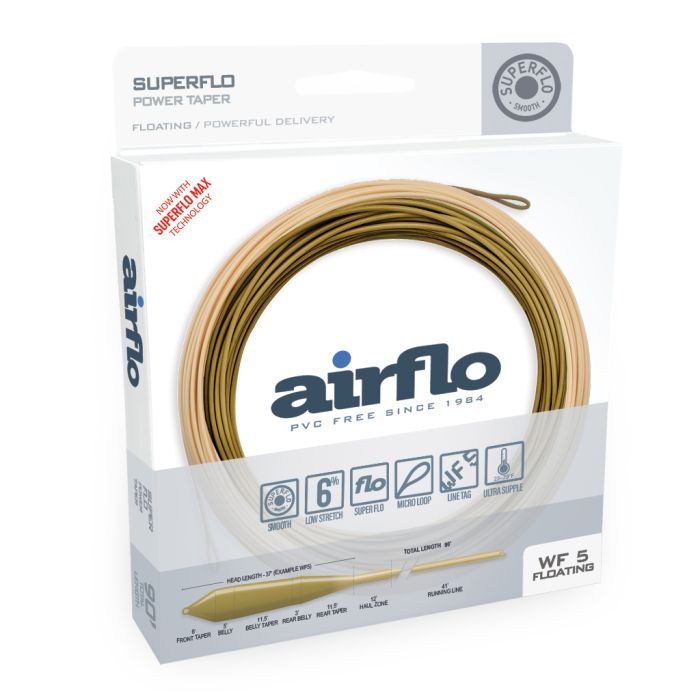 Airflo Superflo Power Taper Floating Trout Fly Line