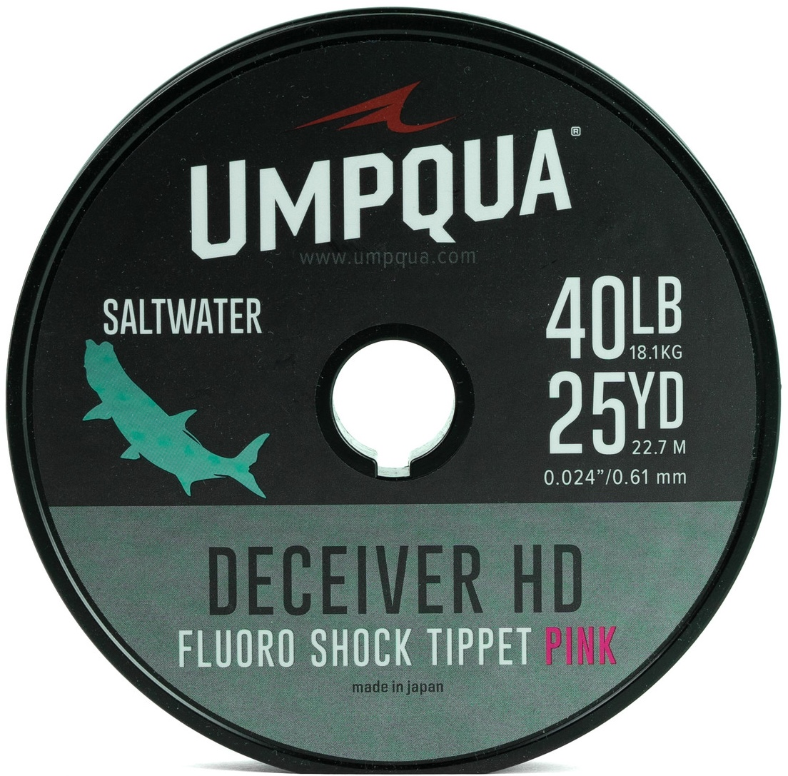 Umpqua_Deceiver_HD_Salt_Water_Shock_Tippet_Fluorocarbon_25yds_Vorfachmaterial_pink Umpqua Deceiver HD SW Shock Tippet Fluorocarbon Pink 25yds