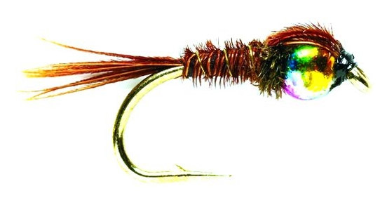 fulling_mill_hot_head_rainbow_pheasant_tail Fulling Mill Nymph - Hot Head Pheasant Tail Rainbow
