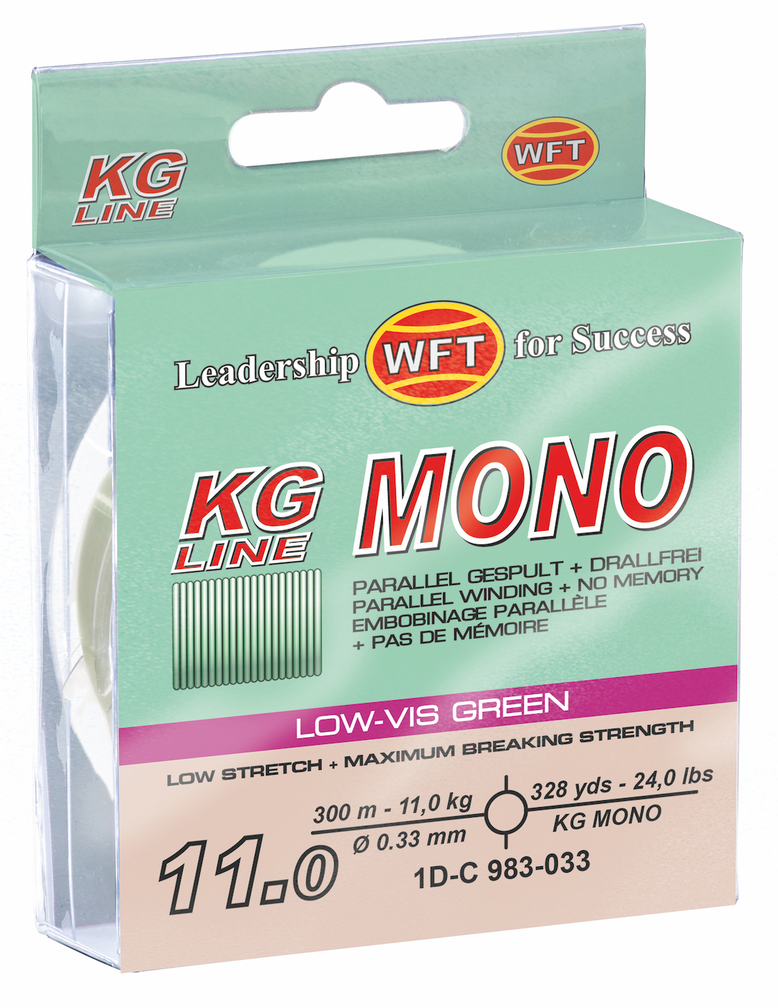 WFT KG Mono Monofil low-vis green