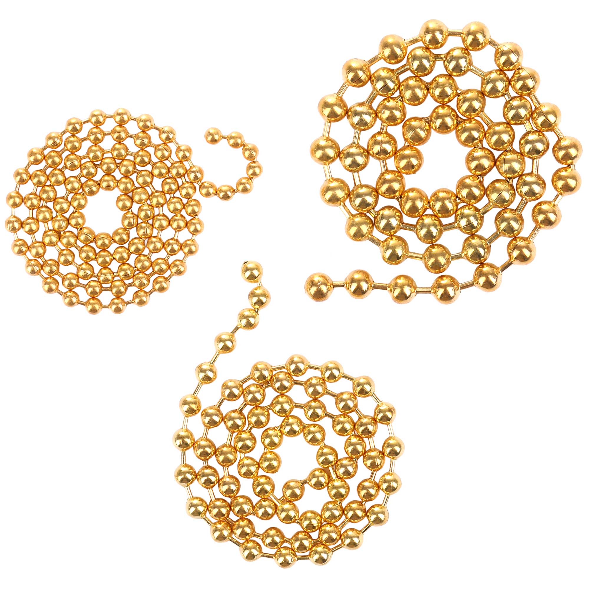 Hareline Bead Chain Eyes Ball chain eyes gold