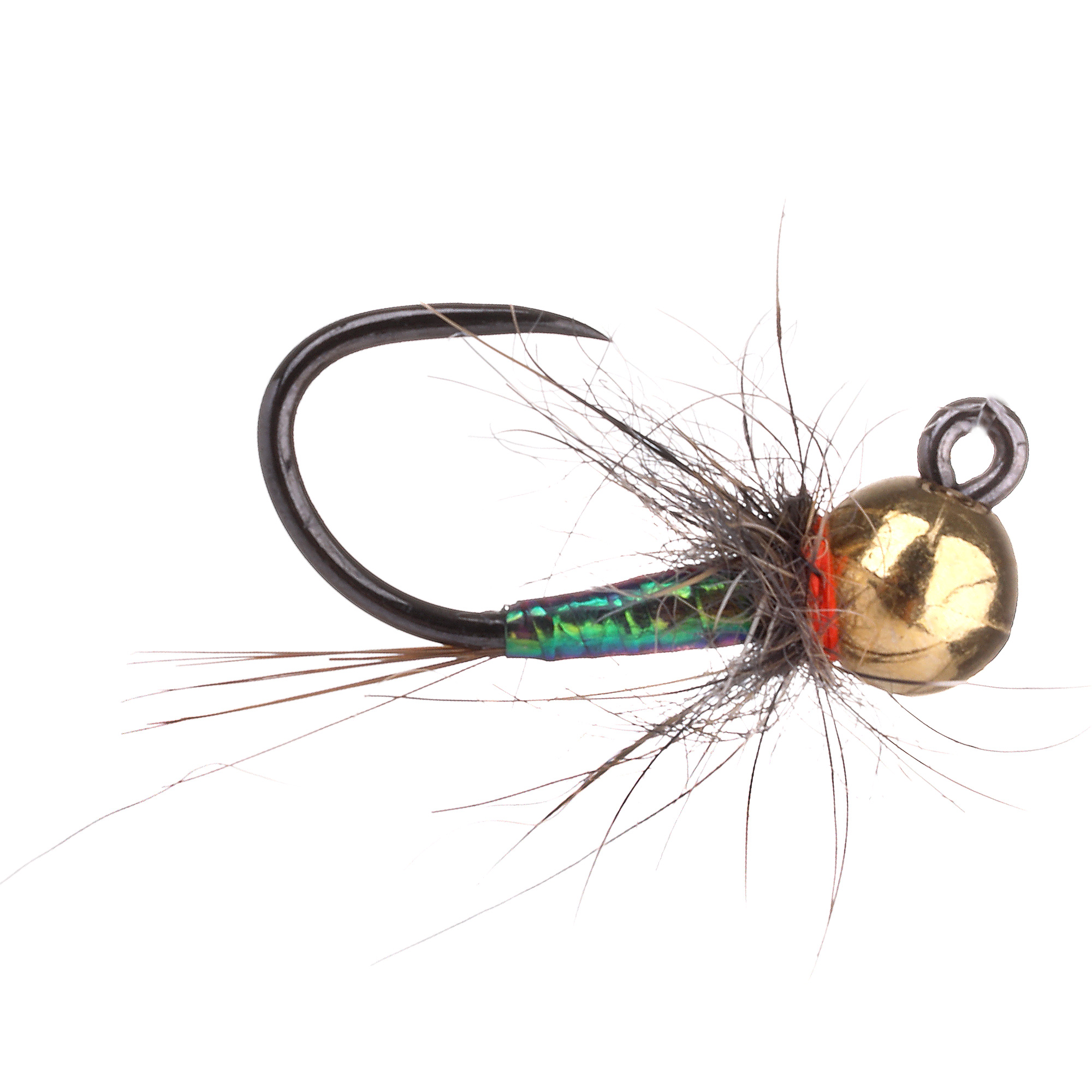The Fly Emporium Nymph Claret Squirrel Jig Barbless The Fly Emporium Nymph Claret Squirrel Jig Barbless