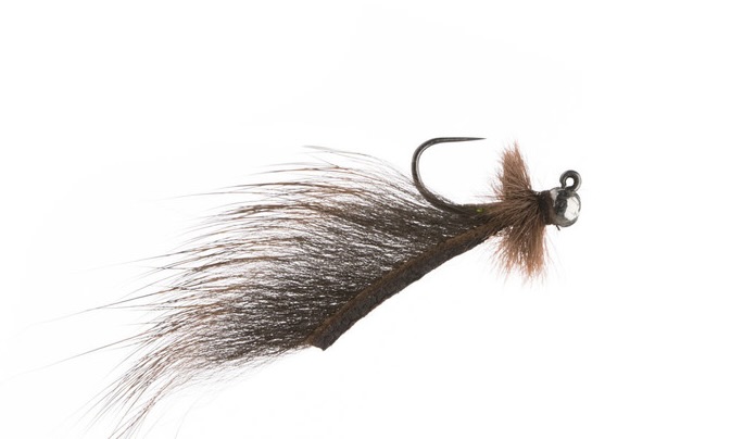 Umpqua Streamer Mini Leech Jig #12 Brown