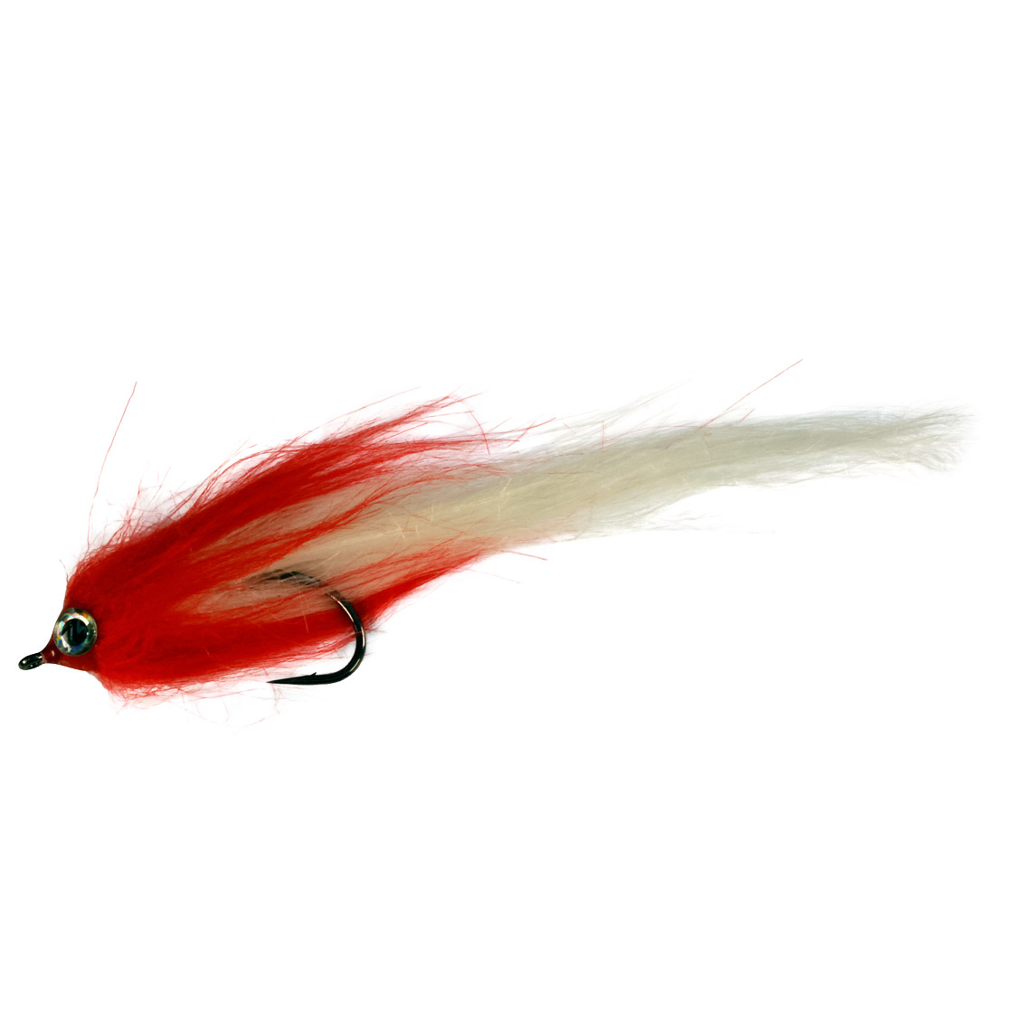 Catchy_Flies_Streamer_Piker_red_white Catchy Flies Streamer - Piker red & white