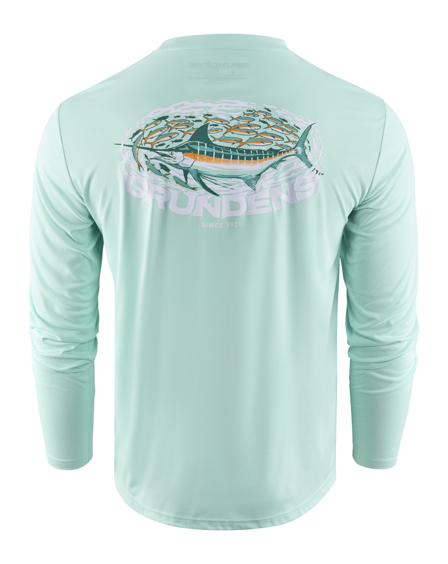 P-27639_LS_Tech_Tee_UPF_50-_Sonnenschutz_Shirt_Marlin_Magic_yucca_2 Grundéns Marlin Magic LS Tech Tee  UPF 50+ Sund Protection Shirt yucca