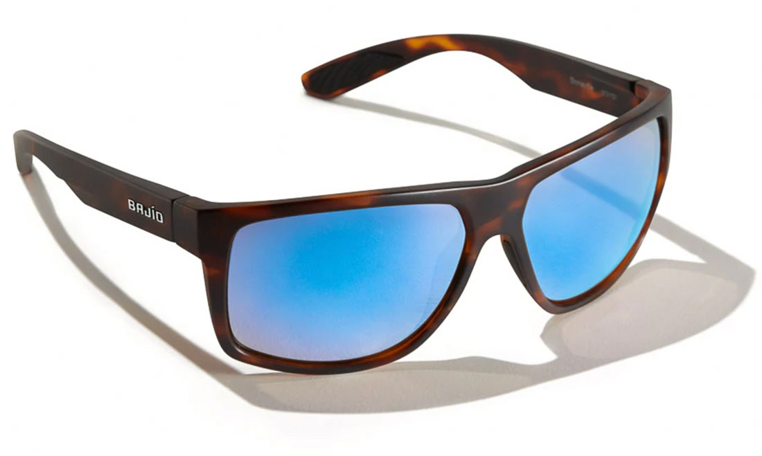 Bajio Polarized Glasses Boneville - Dark Tort Matte (Blue Mirror Glass)