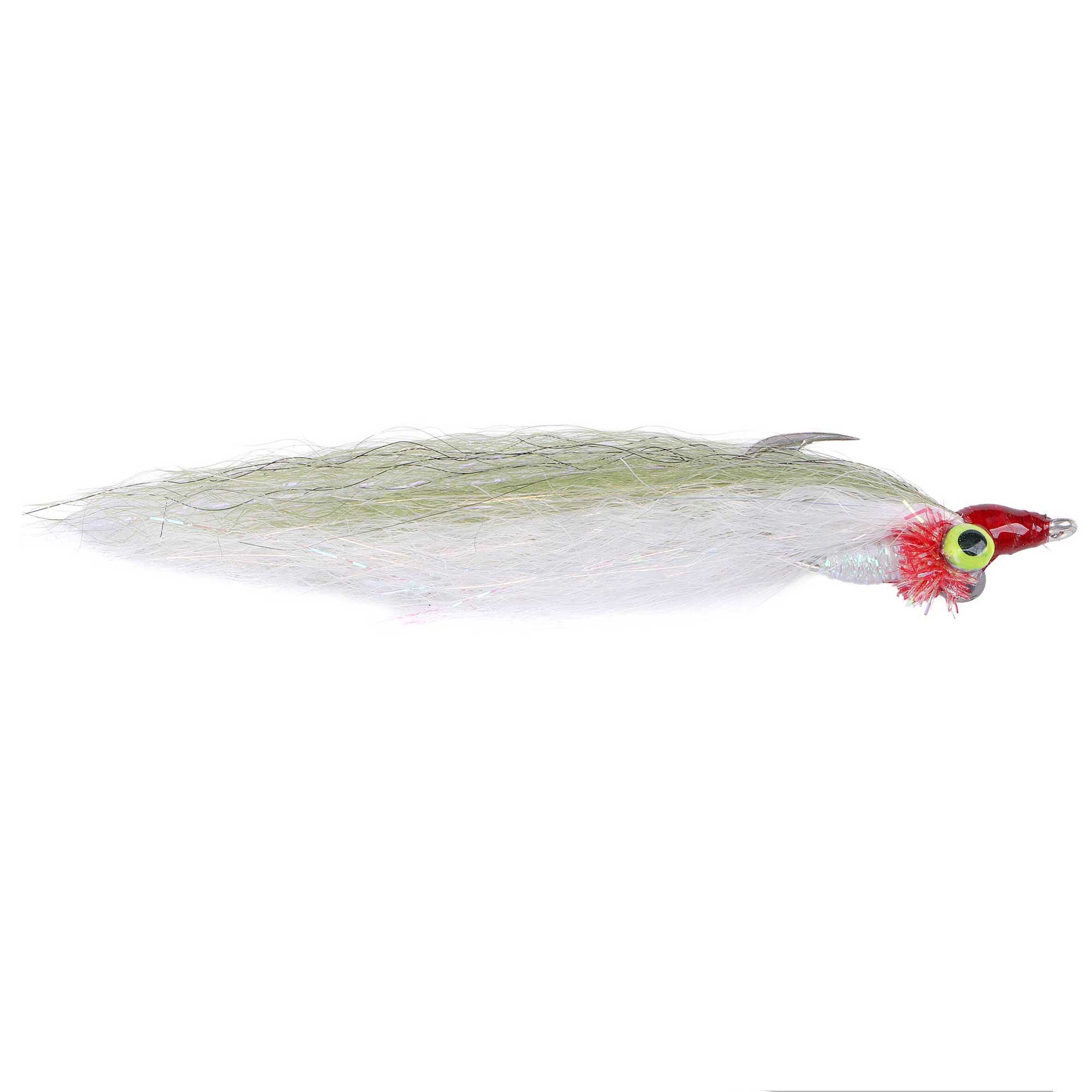 Fishient H2O Saltwater Fly - Steve Farrah Deep Minnow olive white