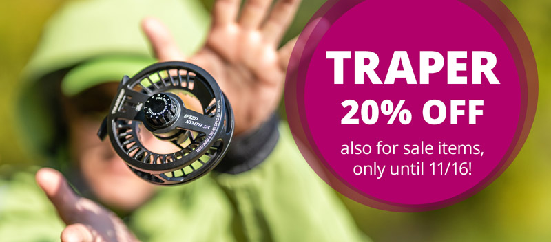 20% off TRAPER until 11/16