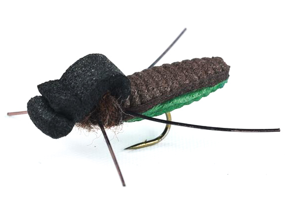 P-19984_F-ismo_green_grey Guideline Dryfly - F-ismo green-grey