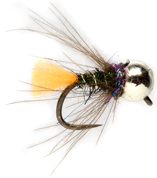 Fulling_Mill_Micro_Orange_Tag_Barbless Fulling Mill Tungsten Nymph - Micro Orange Tag Barbless