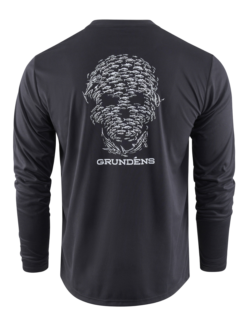 P-27642_LS_Tech_Tee_Bait_Ball_UPF_50-_Sonnenschutz_Shirt_Black_2 Grundéns Bait Ball LS Tech Tee UPF 50+ Sun Protection Shirt black
