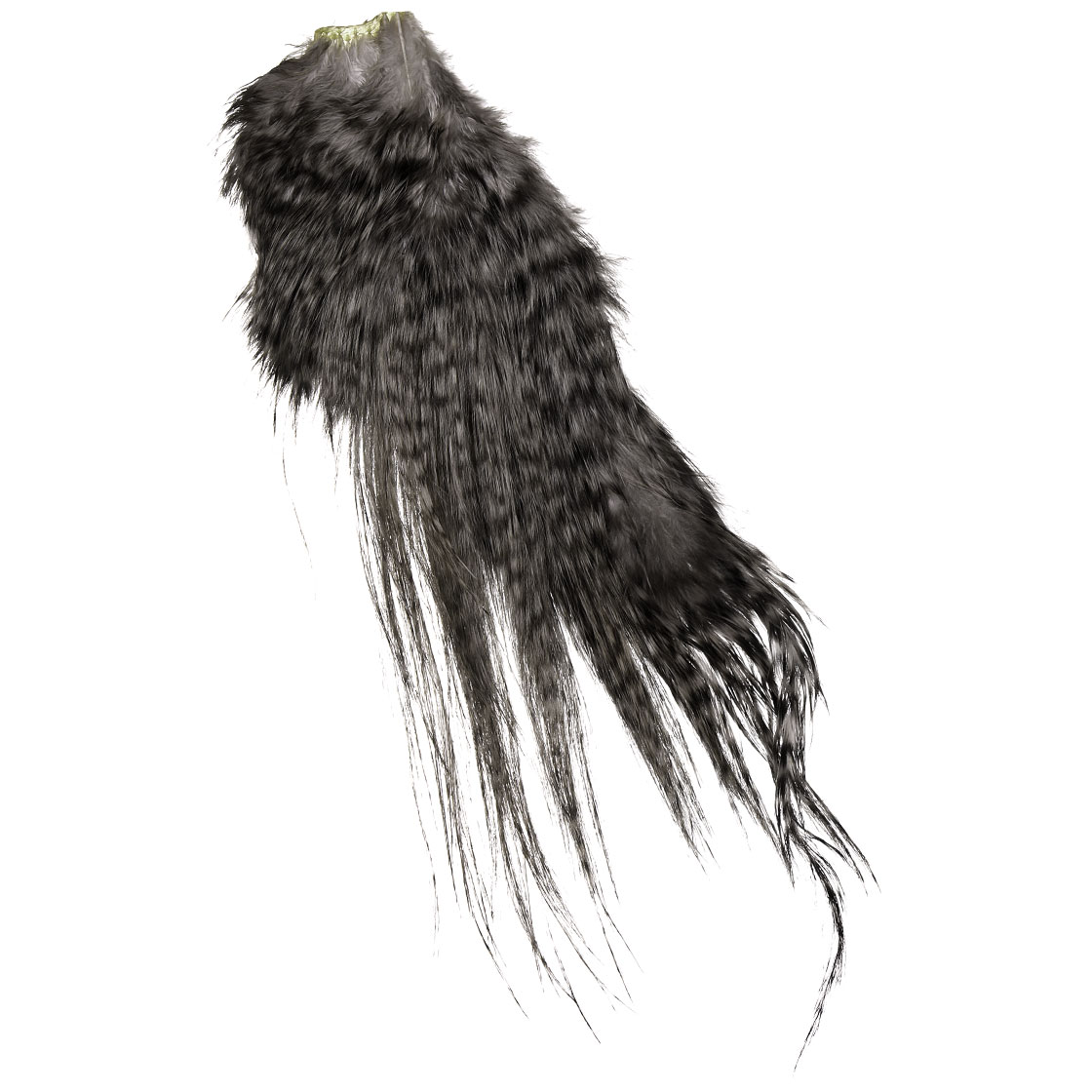 grizzly dyed heron grey