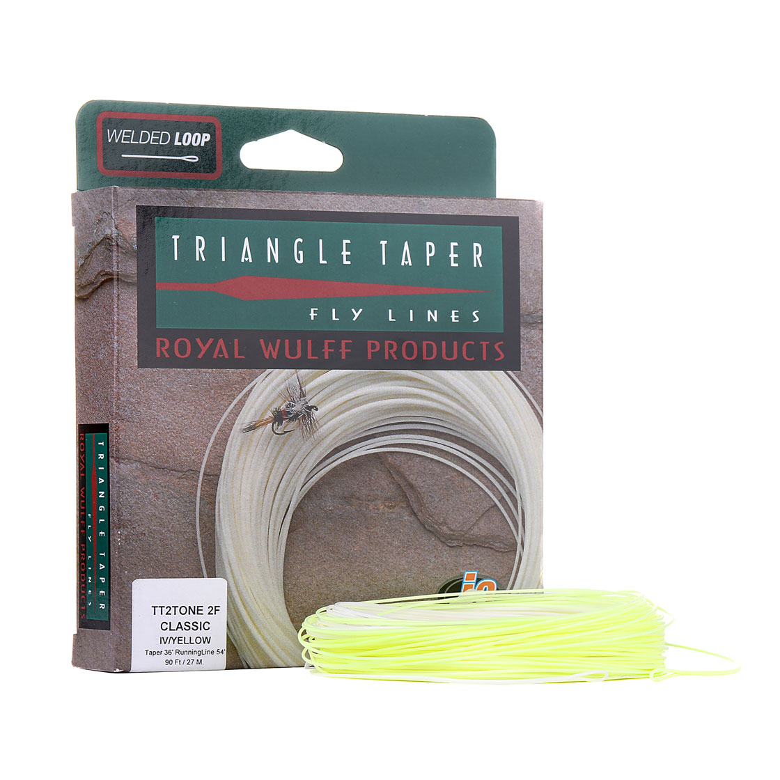 P-19524_lee-wulff_triangle-taper_2-tone_classic_fliegenschnur_titel Lee Wulff Triangle Taper 2-Tone Classic Fly Line