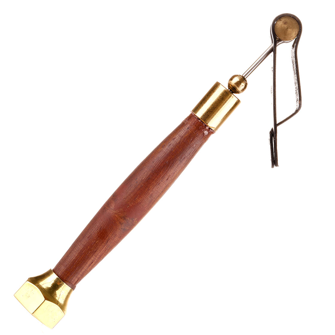 Soft Tip Rotary Hackle Plier Wooden Handle 