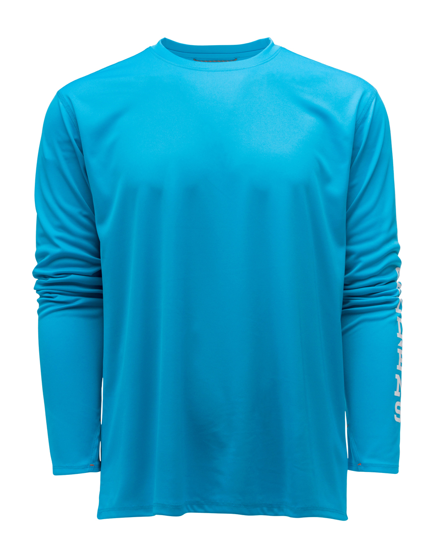 Grundéns Tough Sun Crew Shirt UPF 50+ Sun Protection azure