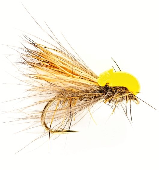P-29059_Fulling_Mill_Balloon_caddis_Tan_ Fulling Mill Balloon Caddis Tan #12 Dry Fly