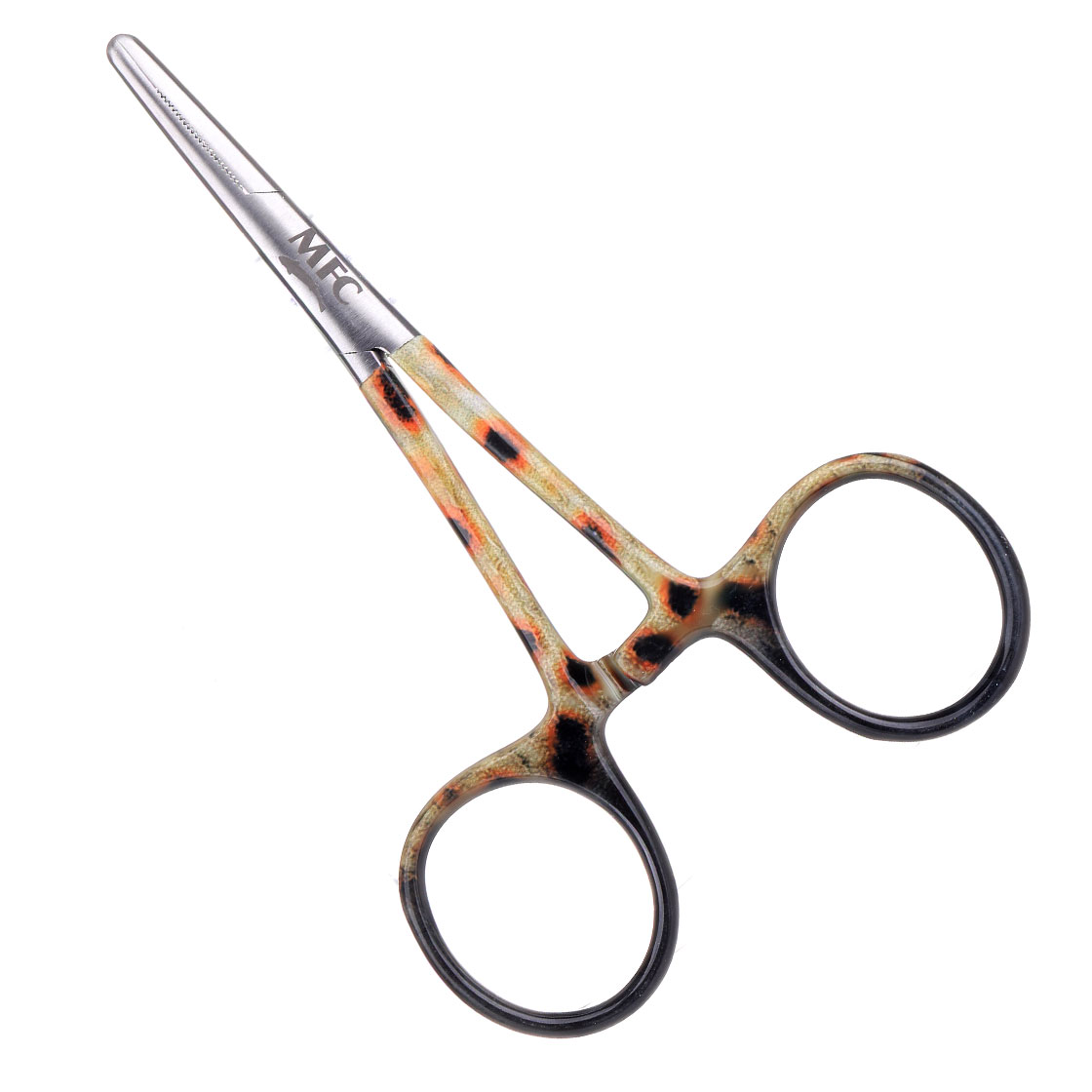 MFC Scissor Forceps River Camo Brown Trout  4. inch